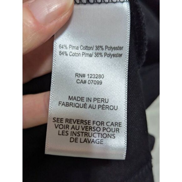 Travis Mathews Men's Black & Gray Pocket Solid Short-Sleeve Golf Polo Shirt Size - Picture 6 of 7